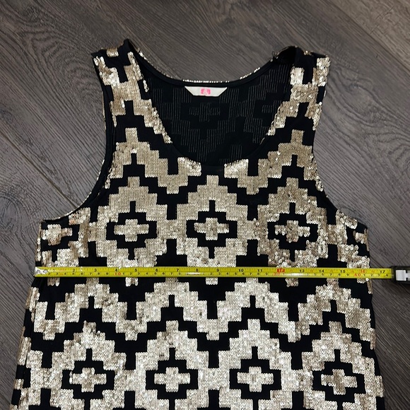 Sass & Bide Black and Gold "Playman" Cocktail Dress - Picture 7 of 16